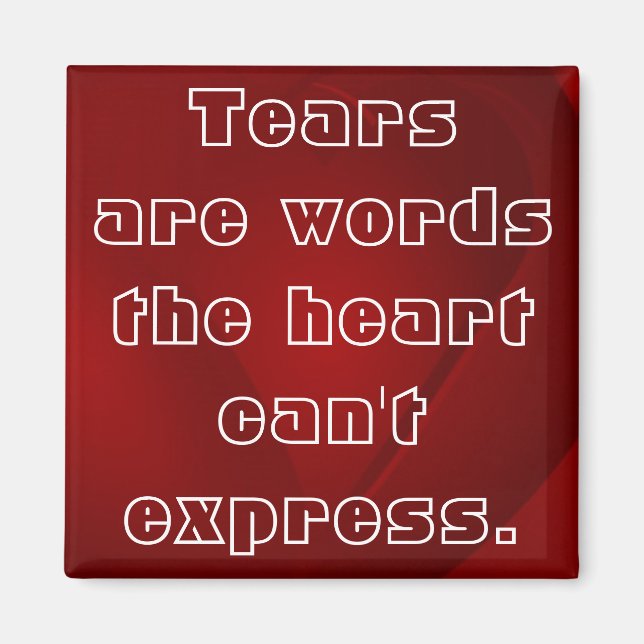 Tears Magnet (Front)