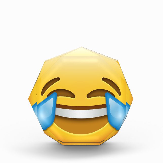 Tears of Joy emoji funny Award (Front)