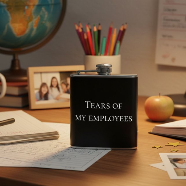 Tears of My Employees HR Boss Funny Flask (Creator Uploaded)