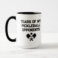 Tears of my Pickleball Funny minimal Pickleball