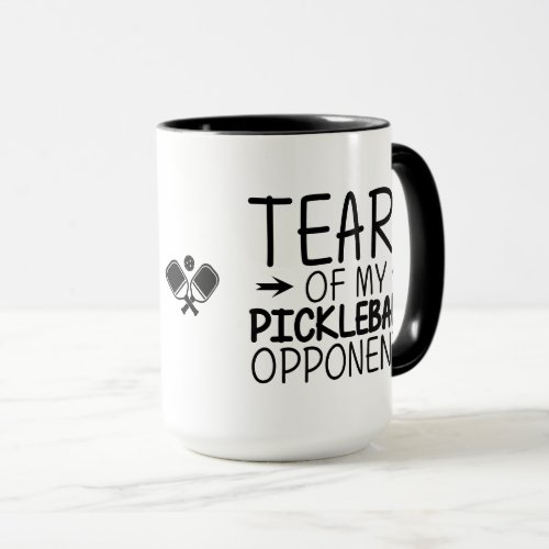 Tears of my Pickleball Funny minimal Pickleball Mug