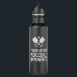 Tears of My Pickleball Opponents Custom Name Black Stainless Steel Water Bottle<br><div class="desc">Here at AdeliaGifts we love this Tears of My Pickleball Opponents Custom Name Black Stainless Steel Water Bottle and we think you will love it too. The perfect gift or just treat yourself! We have a HUGE selection of products with most designs available for Men, Women and Kids. Check them...</div>