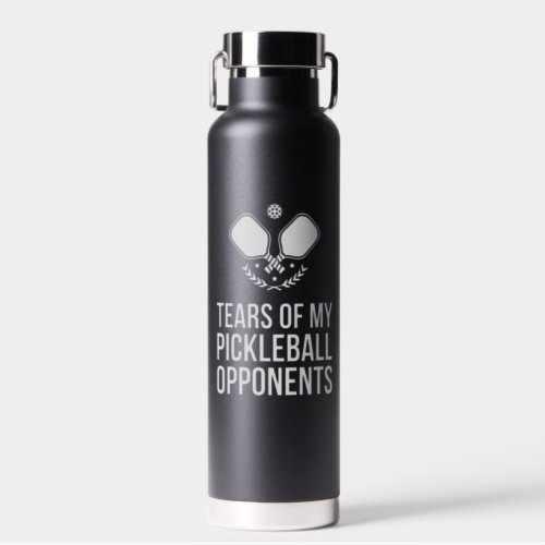 Tears Of My Pickleball Opponents Custom Name Water Bottle