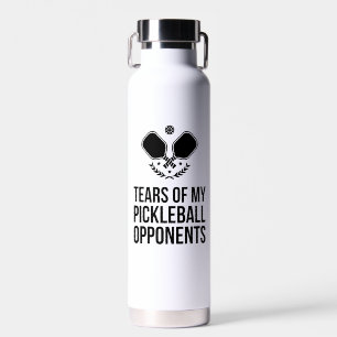 Tears Of My Pickleball Opponents Custom Name Water Bottle