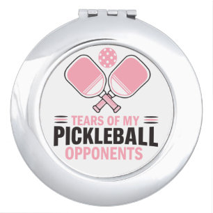  Tears of My Pickleball Opponents – Funny  Compact Mirror
