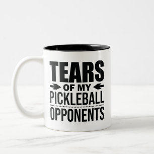 Tears Of My Pickleball Opponents, Gift for Pickleb Two-Tone Coffee Mug