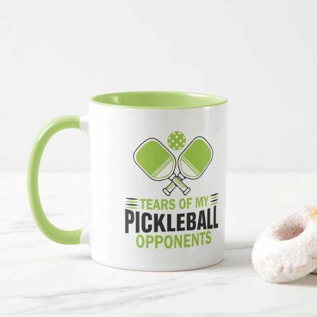 Tears of my Pickleball opponents Mug (With Donut)
