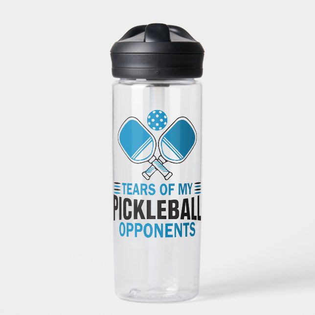 Tears of my Pickleball opponents Water Bottle (Front)