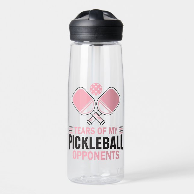 Tears of my Pickleball opponents Water Bottle (Front)