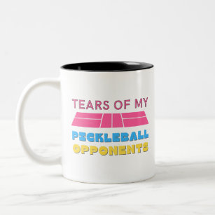 Tears Of My Pickleball Opponents Winning Style Two-Tone Coffee Mug