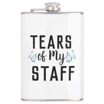 Tears of My Staff Worlds Best Boss Ever Gift Flask
