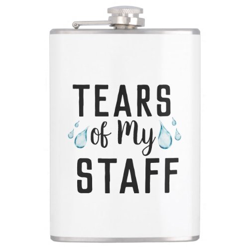 Tears of My Staff Worlds Best Boss Ever Gift Flask