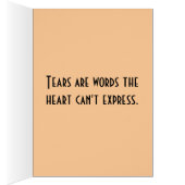 Tears of Sadness - card (Inside (Right))