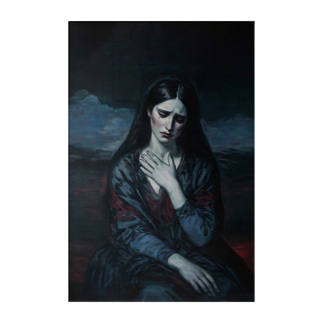 Tears of the Storm Acrylic Print (Front)