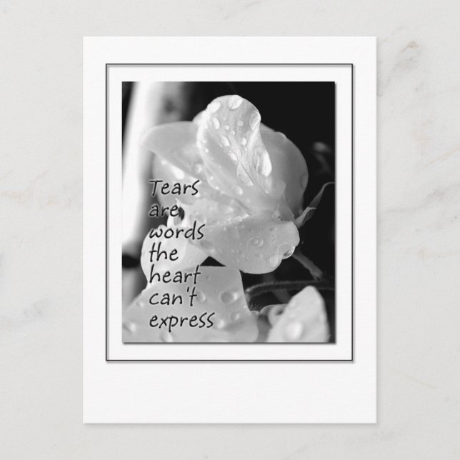 Tears Postcard (Front)