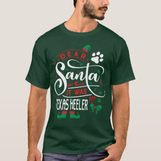 Teas Heeler Dog Christmas Dog breed vintage friend T-Shirt