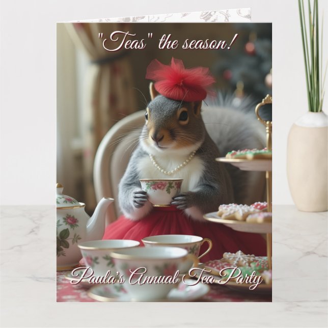 "Teas" the Season Invitation (Front)