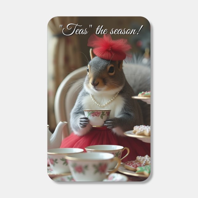 "Teas" the Season Party Favor Matchboxes (Front)