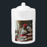 "Teas" the Season Teapot<br><div class="desc">Zazzle makes customizing products for your occasion or event a breeze. Just add your personal touch, place your item in the cart, check out, and wait for your order to arrive. Every product is designed to elevate the event you’ve worked so hard to plan! If you have any questions or...</div>