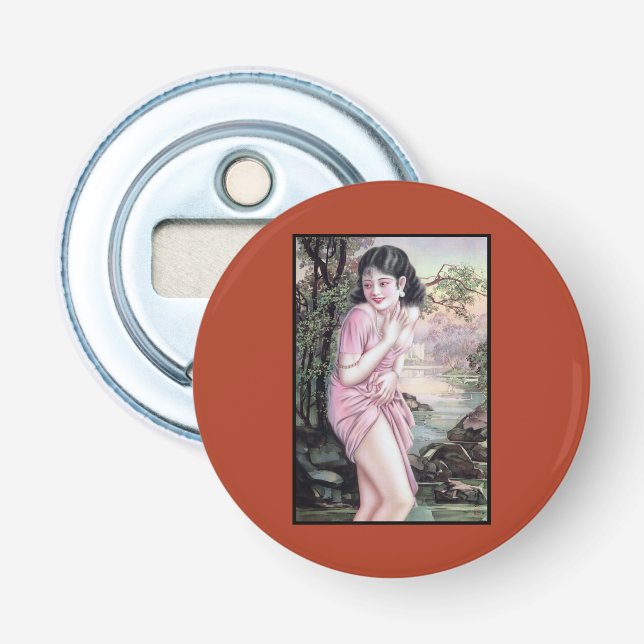 Tease in Stream Oasis by Shanghai China Girl Bottle Opener (Front)