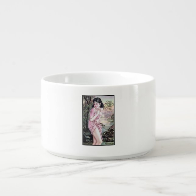 Tease in Stream Oasis by Shanghai China Girl Bowl (Center)