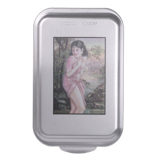 Tease in Stream Oasis by Shanghai China Girl Cake Pan
