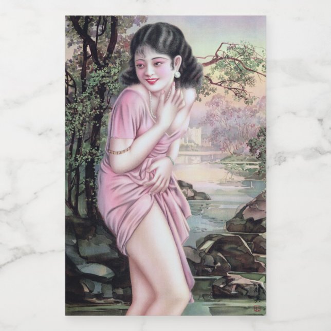 Tease in Stream Oasis by Shanghai China Girl Food Label (Single Label)