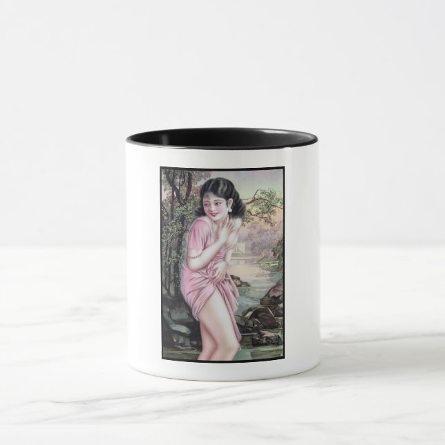 Tease in Stream Oasis by Shanghai China Girl Mug (Center)