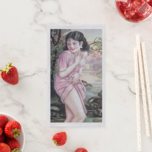Tease in Stream Oasis by Shanghai China Girl Paper Guest Towels