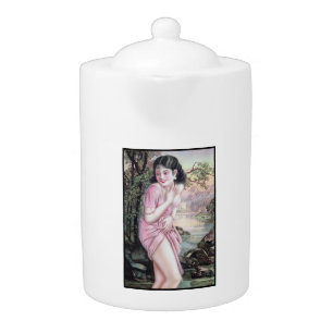 Tease in Stream Oasis by Shanghai China Girl Teapot