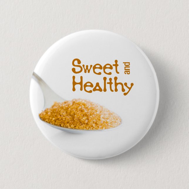 Teaspoon and brown sugar button (Front)