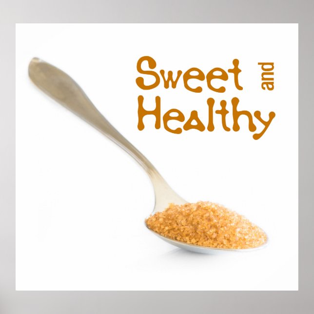 Teaspoon and brown sugar poster (Front)