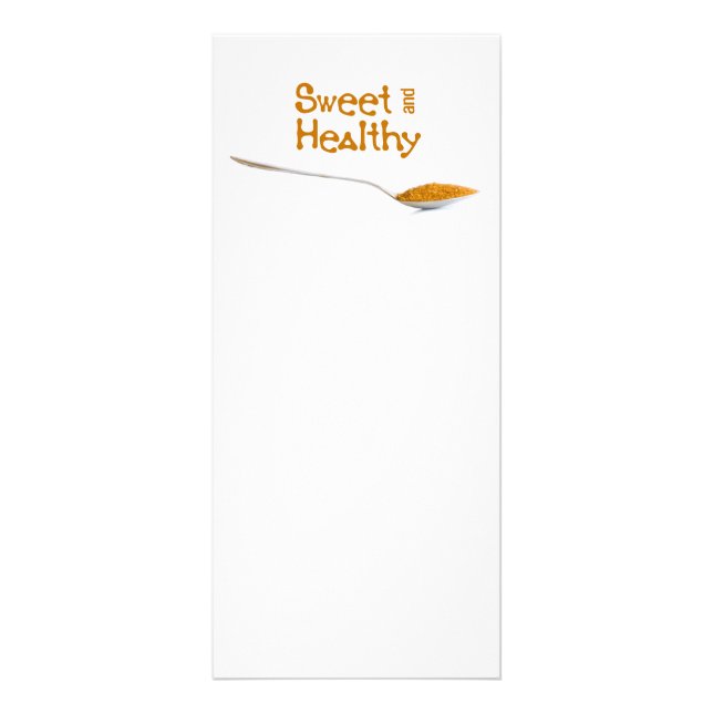 Teaspoon and brown sugar rack card (Front)