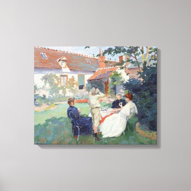 Teatime Canvas Print (Front)