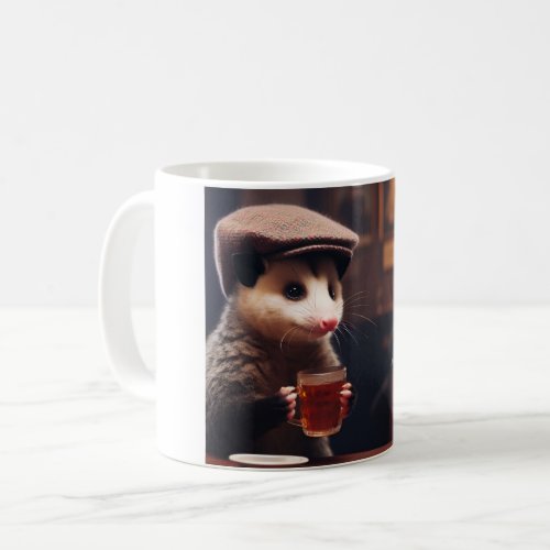 Teatime with Alex the Possum Coffee Mug