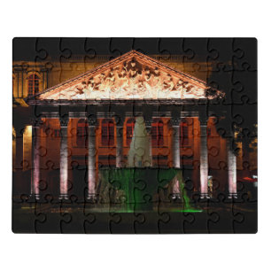 Teatro Delgollado, Guadalajara, Mexico at Night Jigsaw Puzzle