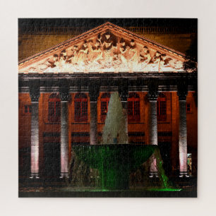 Teatro Delgollado, Guadalajara, Mexico at Night Jigsaw Puzzle