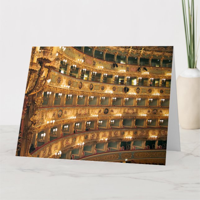 TEATRO LA FENICE Jumbo Greeting Card (Front)