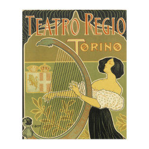 Teatro Regio Vintage French Art Nouveau