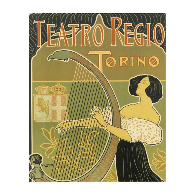 Teatro Regio Vintage French Art Nouveau (Front)