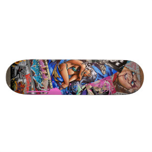 teazer triptych 3 skateboard deck