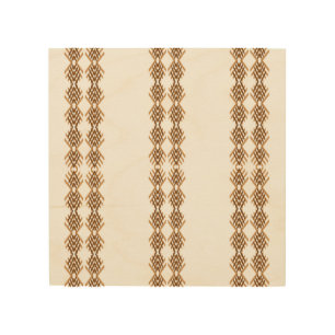Tebeb Geometric Weave – Ethiopian Tribal Pattern Wood Wall Art