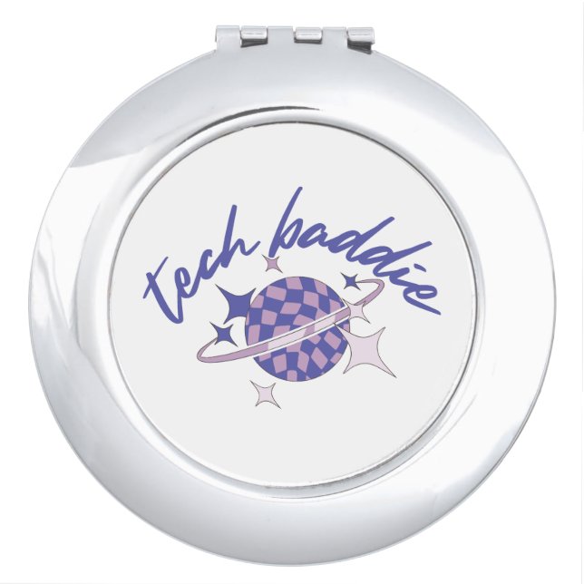 tech baddie compact mirror (Front)