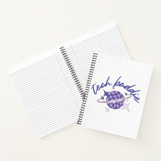 Tech Baddie Spiral Notebook (Inside)