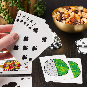 Tech Brain Circuitry Motherboard Logic Computer Poker Cards