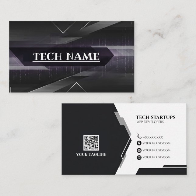  Tech Business Card (Front/Back)