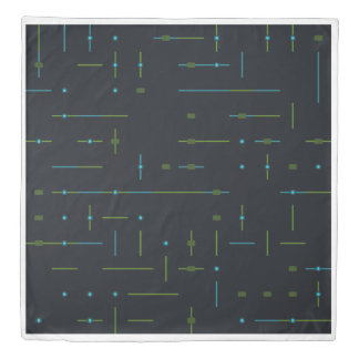 Tech Circuit Board Seamless Pattern Duvet Cover