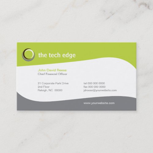 Tech Curves Business Card