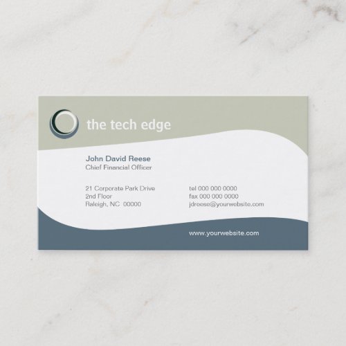 Tech Curves Business Card