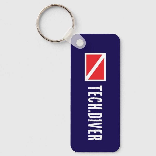 Tech Diver Keychain (Front)